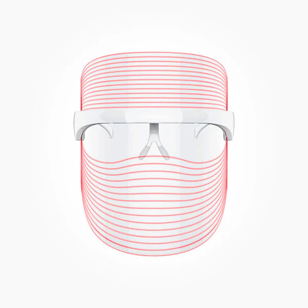Led Face Mask For Men And Women - 60 Min Runtime|3-In-1 Led Light Therapy For Glowing Skin,Anti-Ageing,Anti Acne,Skin Rejuvenation,Facial At Home - All Skin Type