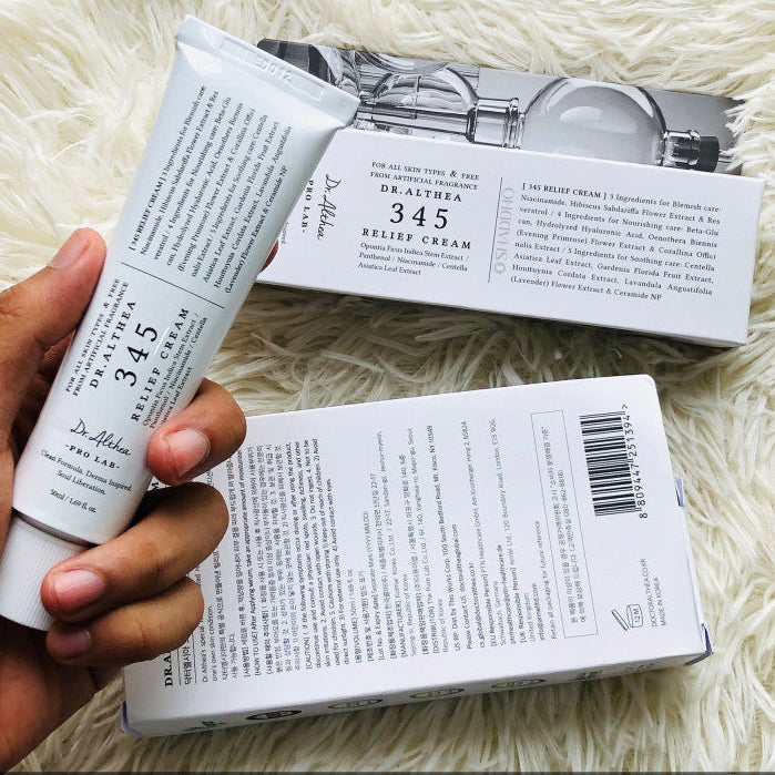 Dr.Althea 345 Relief Cream TikTok Viral Kbeauty