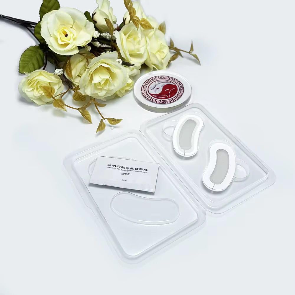 Microneedle Eye Patches for Dark Circles & Fine Lines – Under Eye Patches with Hyaluronic Acid, Collagen Boosting, Puffy Eye Treatment