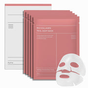 Bio Collagen Face Mask, Overnight Sheet Face Masks Skincare, Real Deep Hydrating Glass Skin Masks, Bio Collagen Night Treatments Mask, Reduce Wrinkles, Pore Minimizing