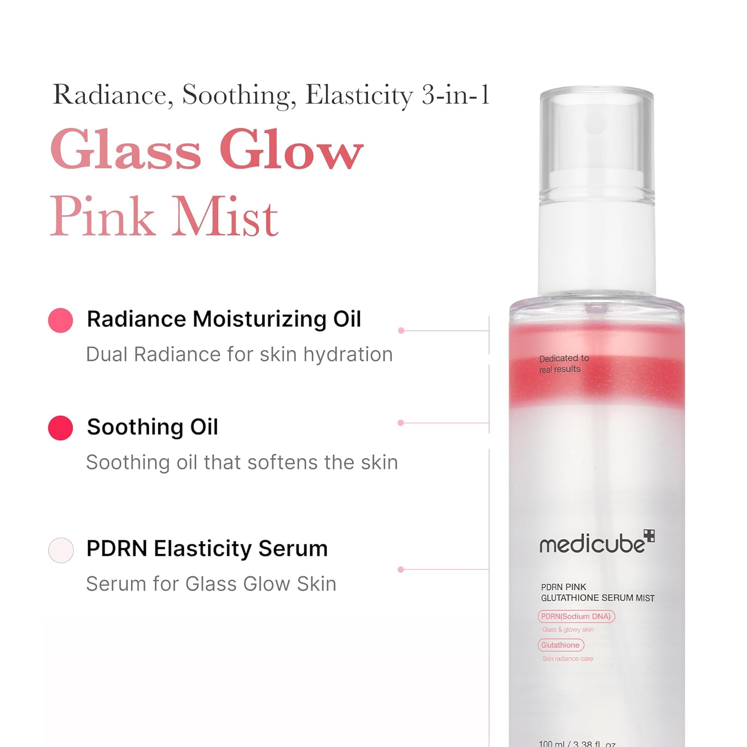 ✨ Medicube — PDRN Pink Glutathione Serum Mist ✨