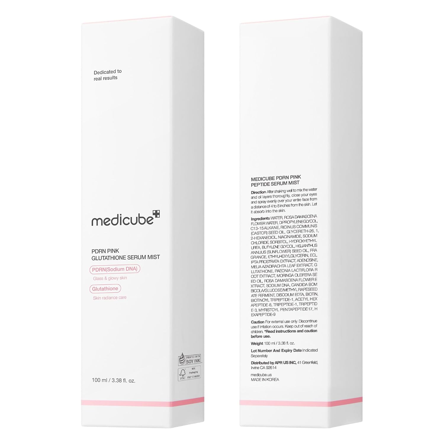 ✨ Medicube — PDRN Pink Glutathione Serum Mist ✨