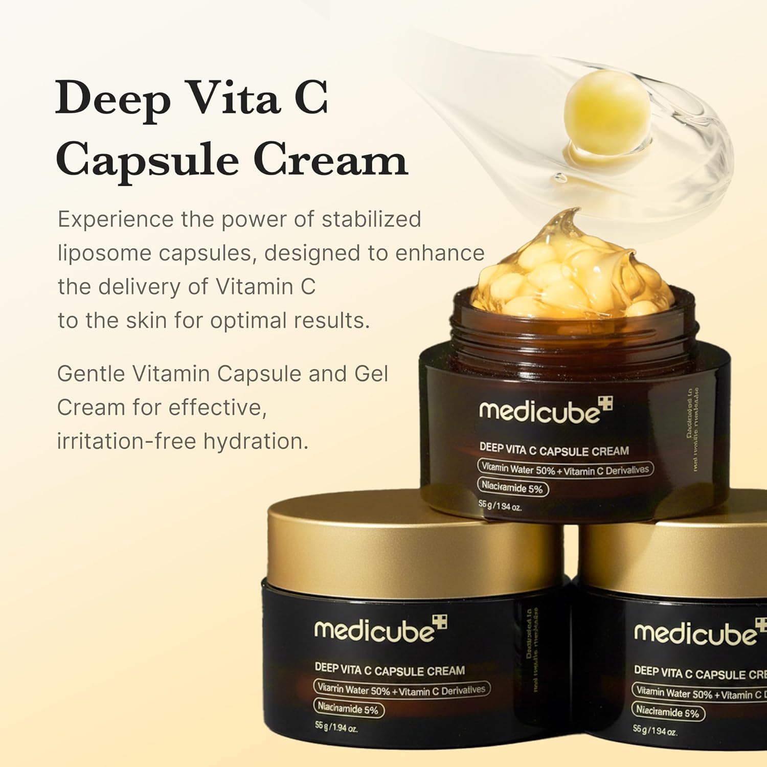 🍊 Medicube — Deep Vita C Capsule Cream 🍊