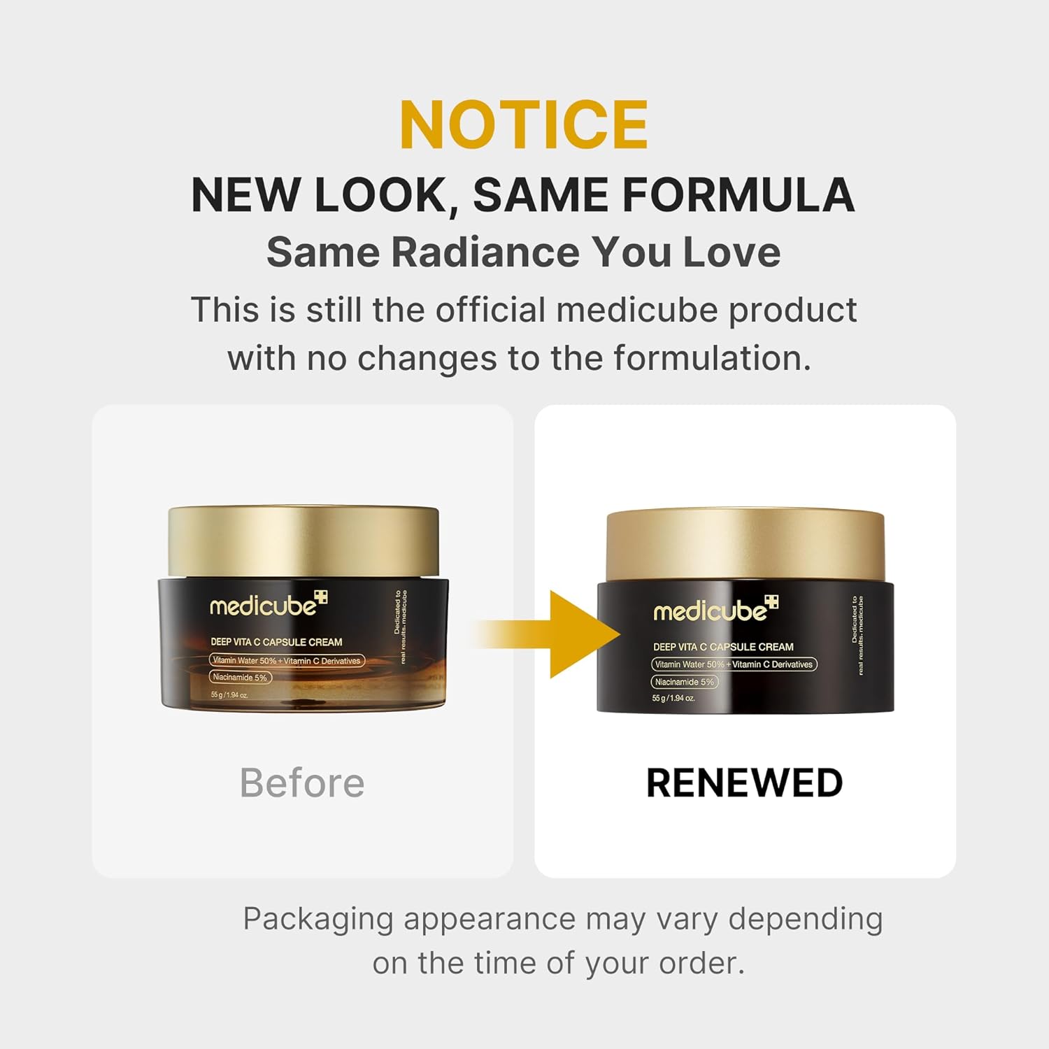 🍊 Medicube — Deep Vita C Capsule Cream 🍊