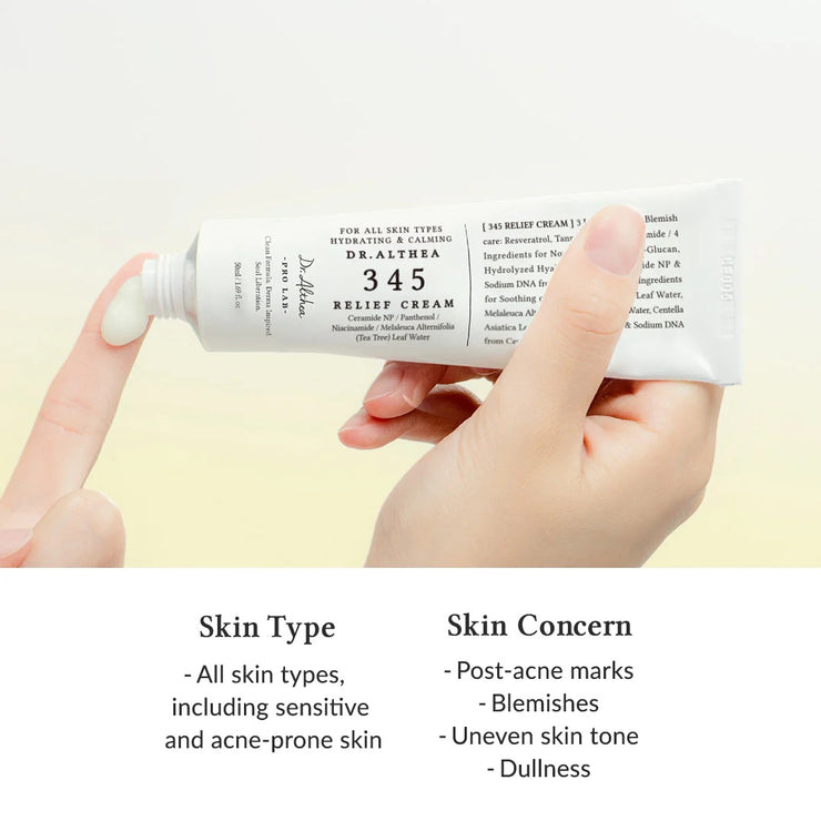 Dr.Althea 345 Relief Cream TikTok Viral Kbeauty